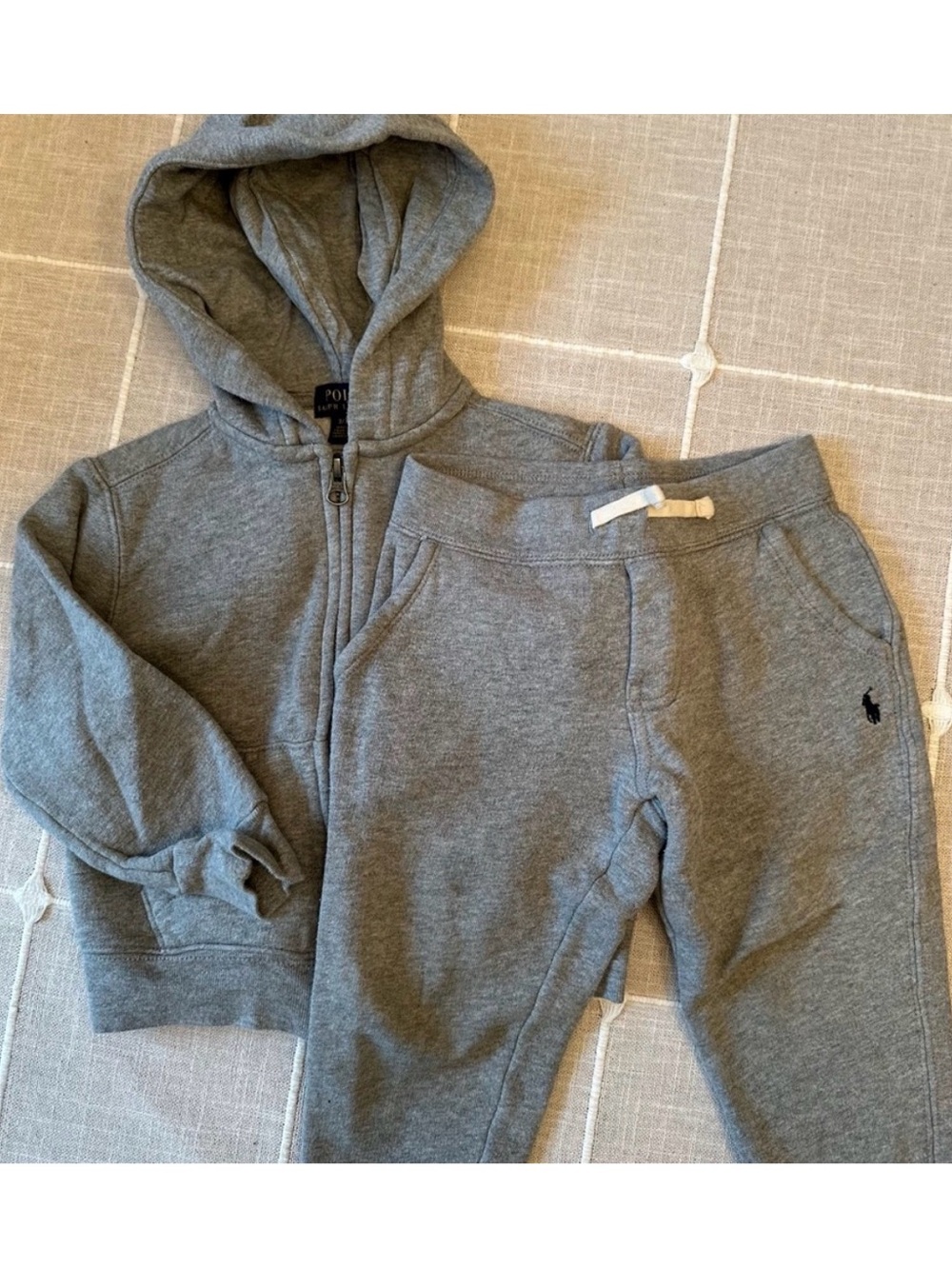 Polo by Ralph Lauren Kids Heather Gray Jogger Sweatpants